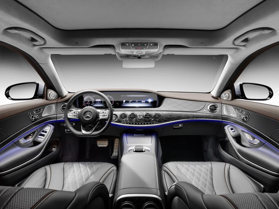 Торпедо Mercedes-Benz S350 Lang AMG Line 2017 года  (WW) (фото 14 из 18)